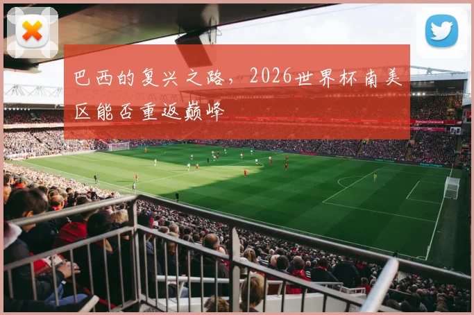 巴西的复兴之路，2026世界杯南美区能否重返巅峰
